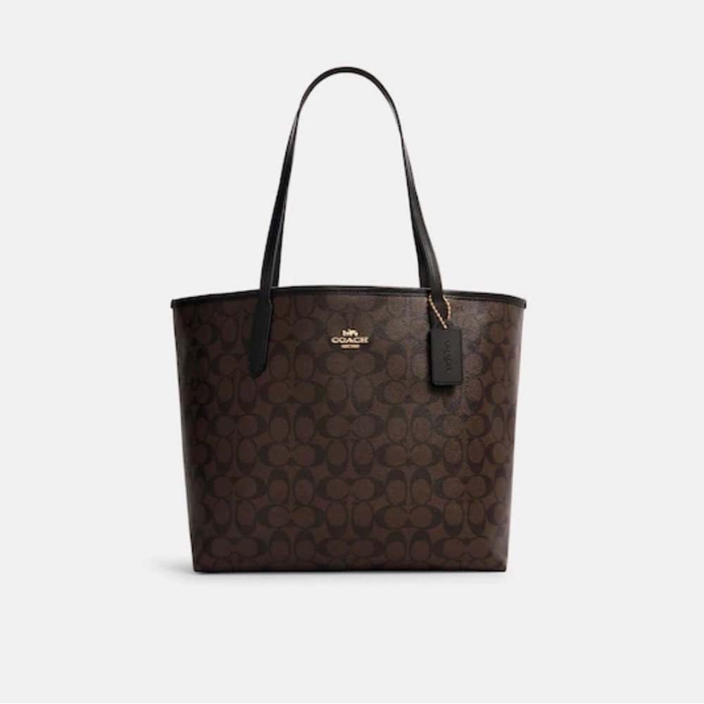 Coach City Tote In Signature Canvas - Brand New - Sealed